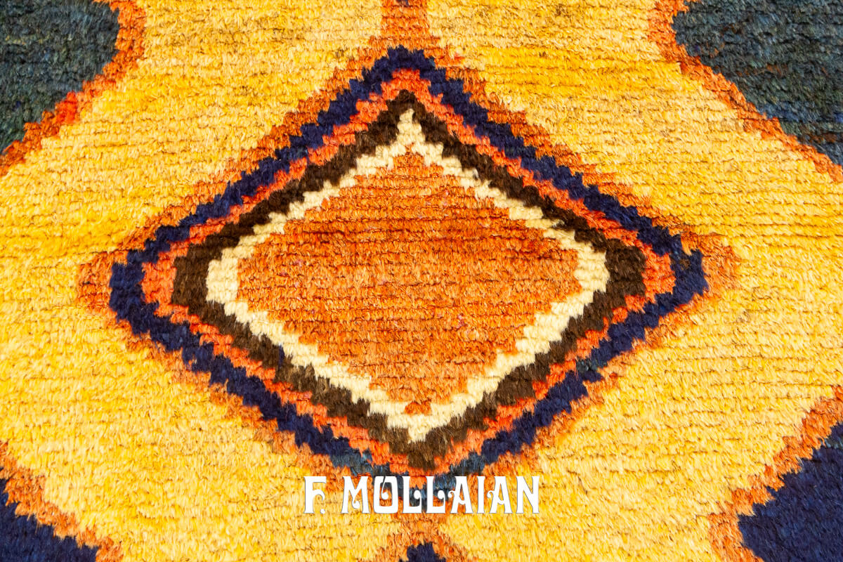 Gabbeh Rug Bakhtiari Geometric Design n°:132429